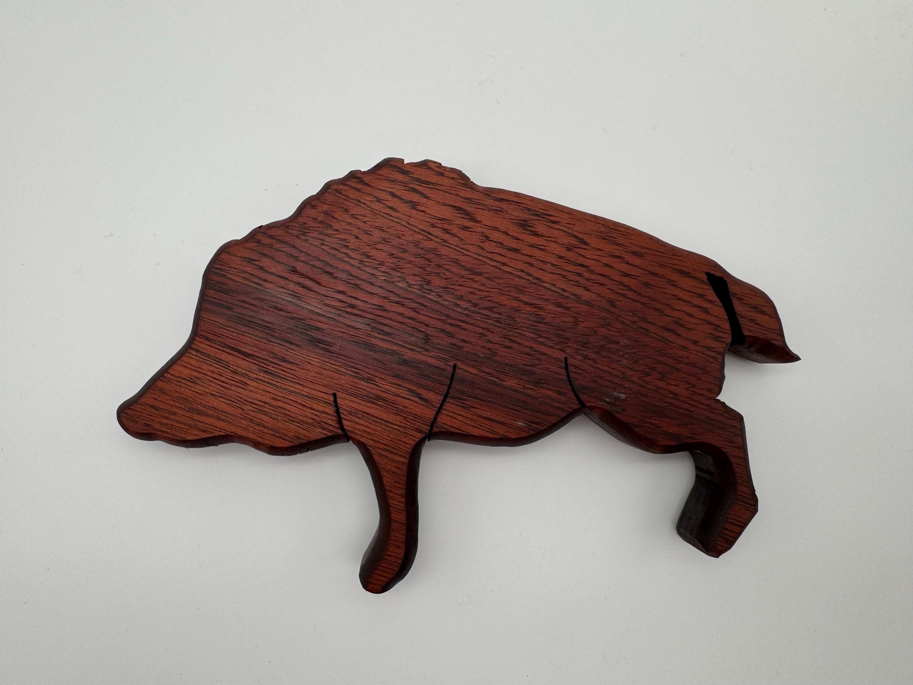 Holz Wildschwein