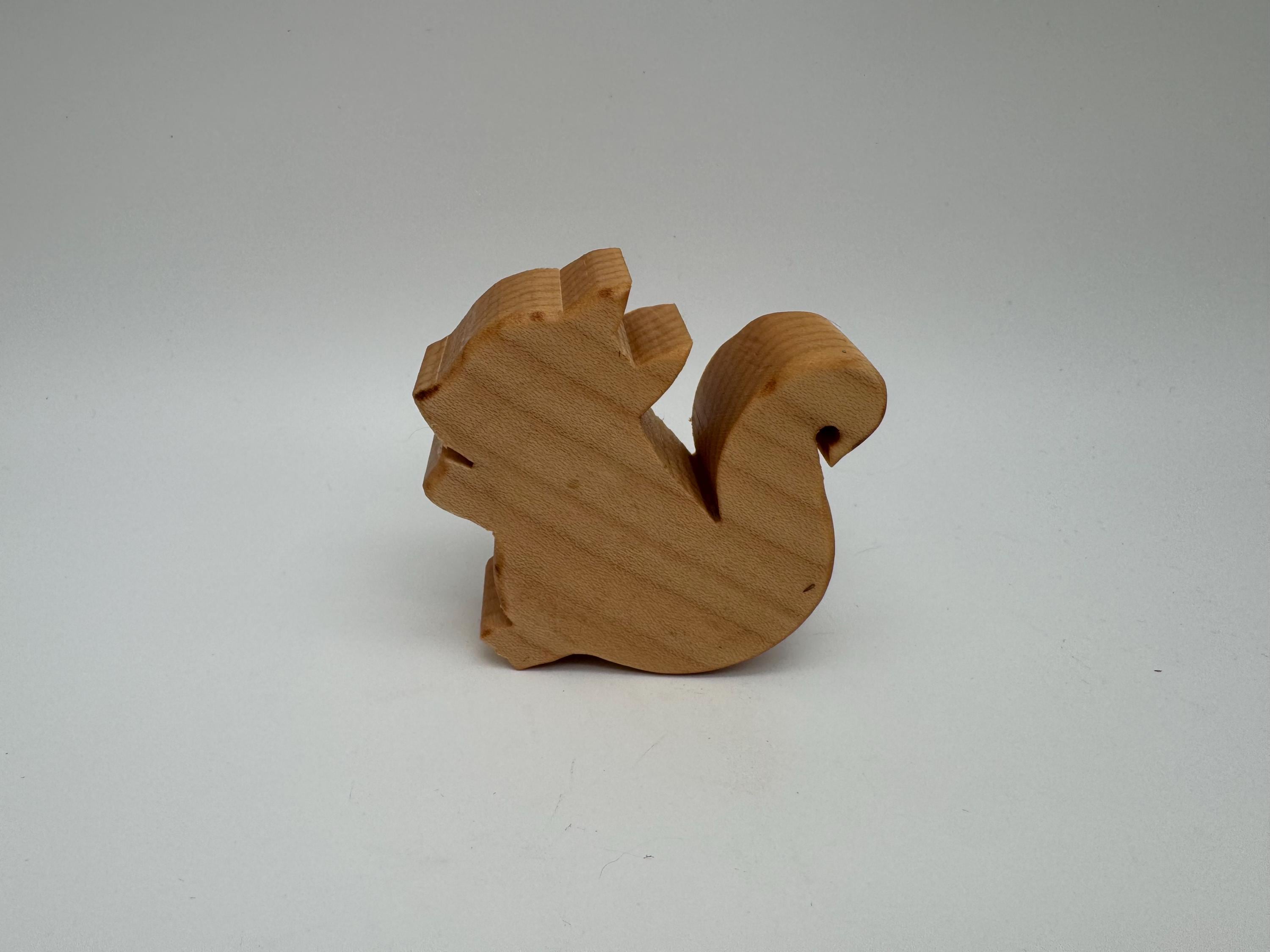 Holz Eichhörnchen klein