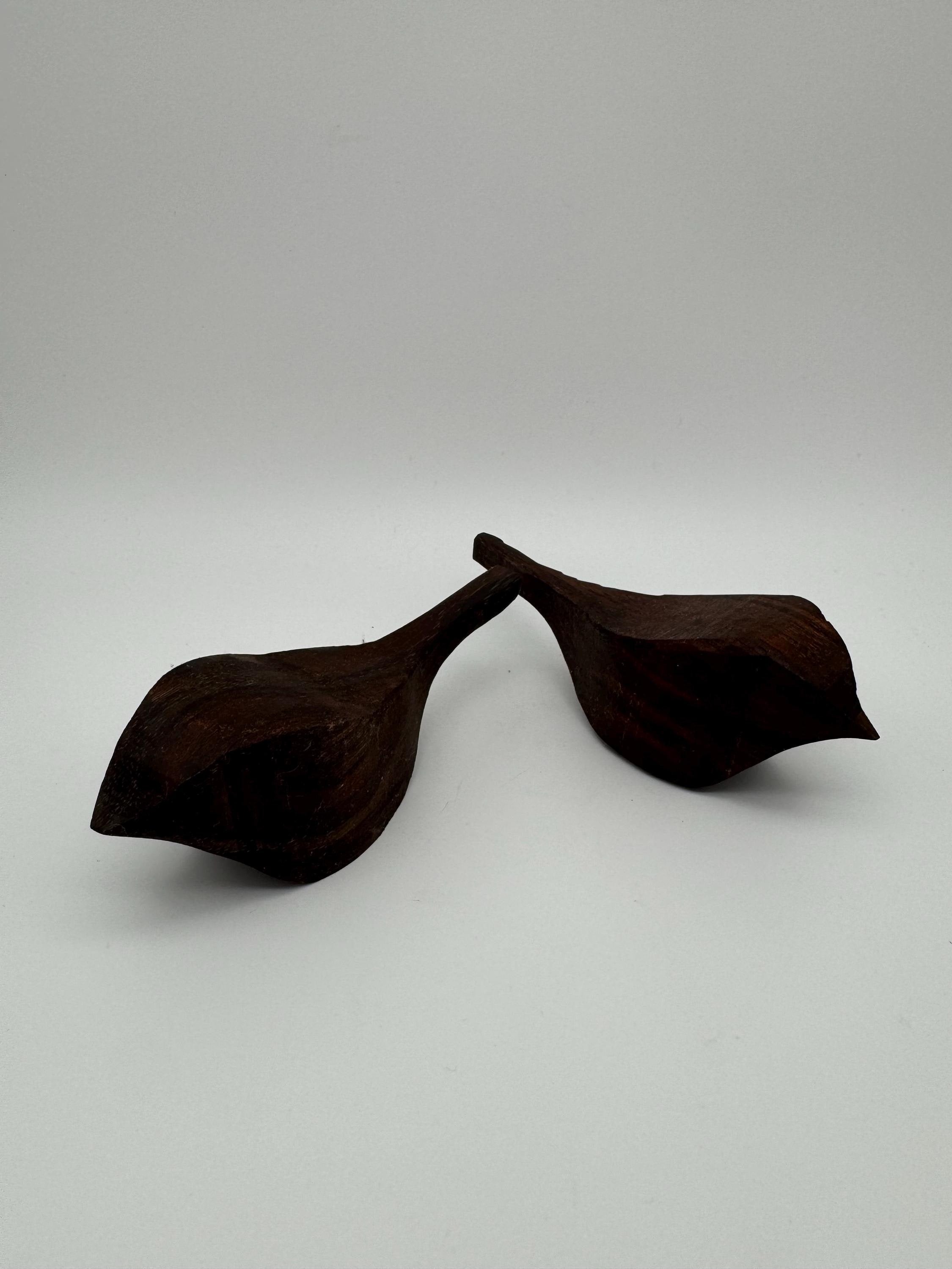Holz Vogel Spatz aus Sipo Holz