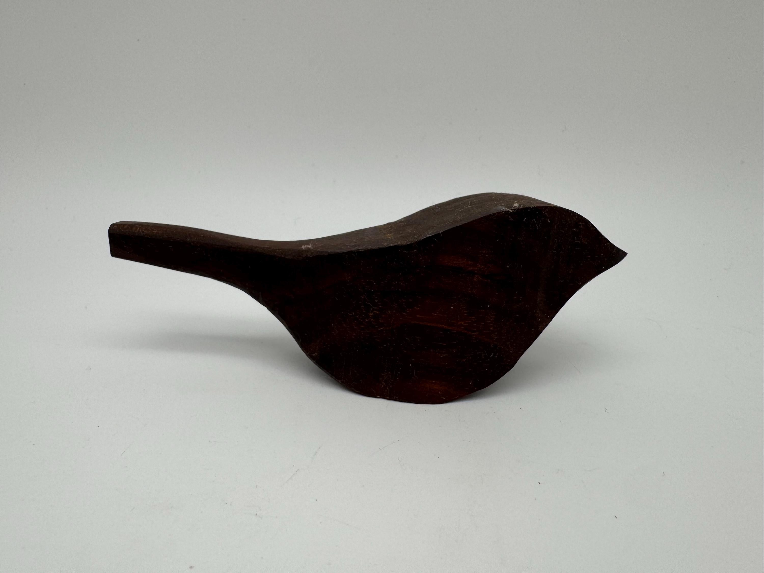 Holz Vogel Spatz aus Sipo Holz