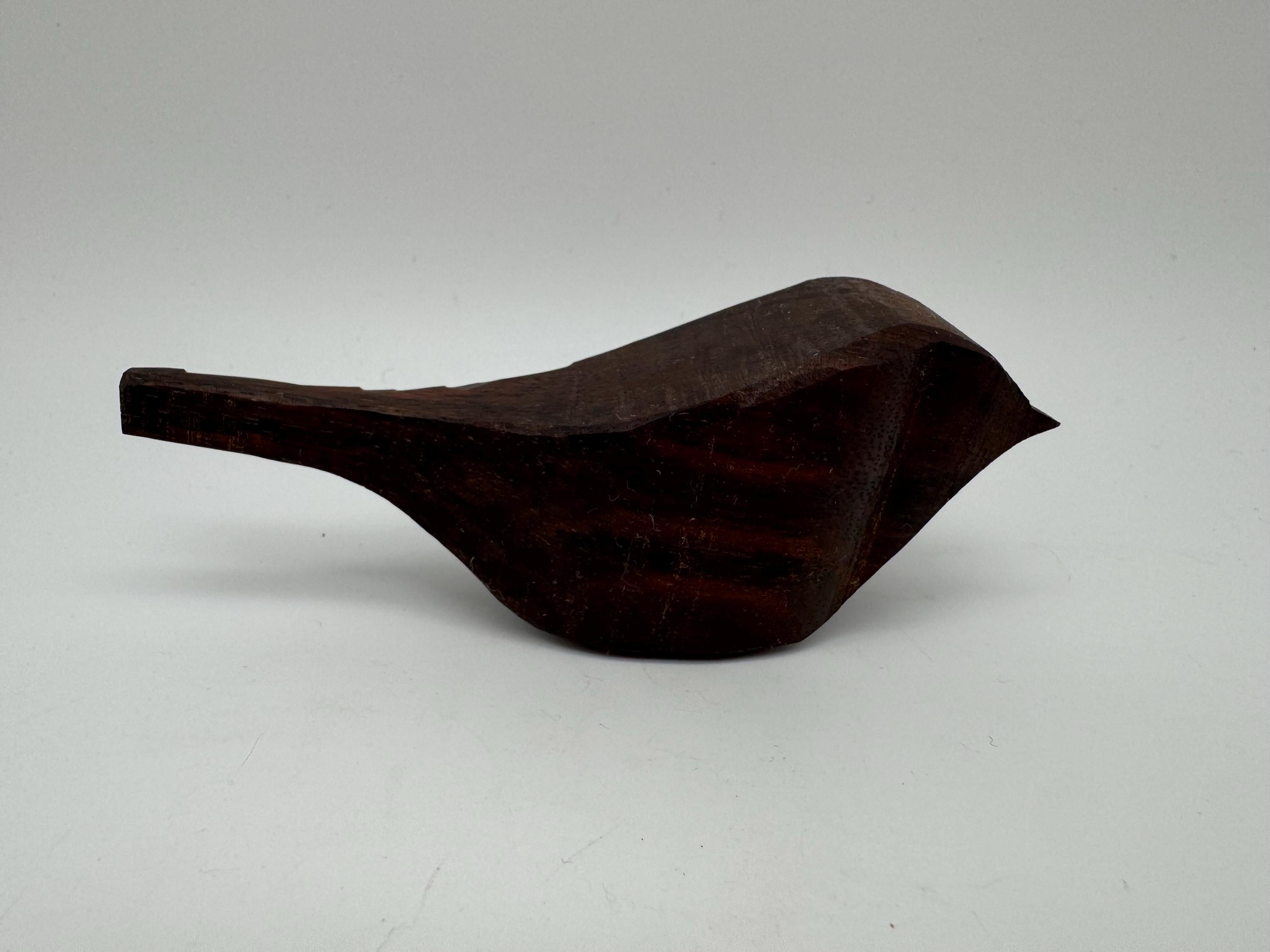 Holz Vogel Spatz aus Sipo Holz