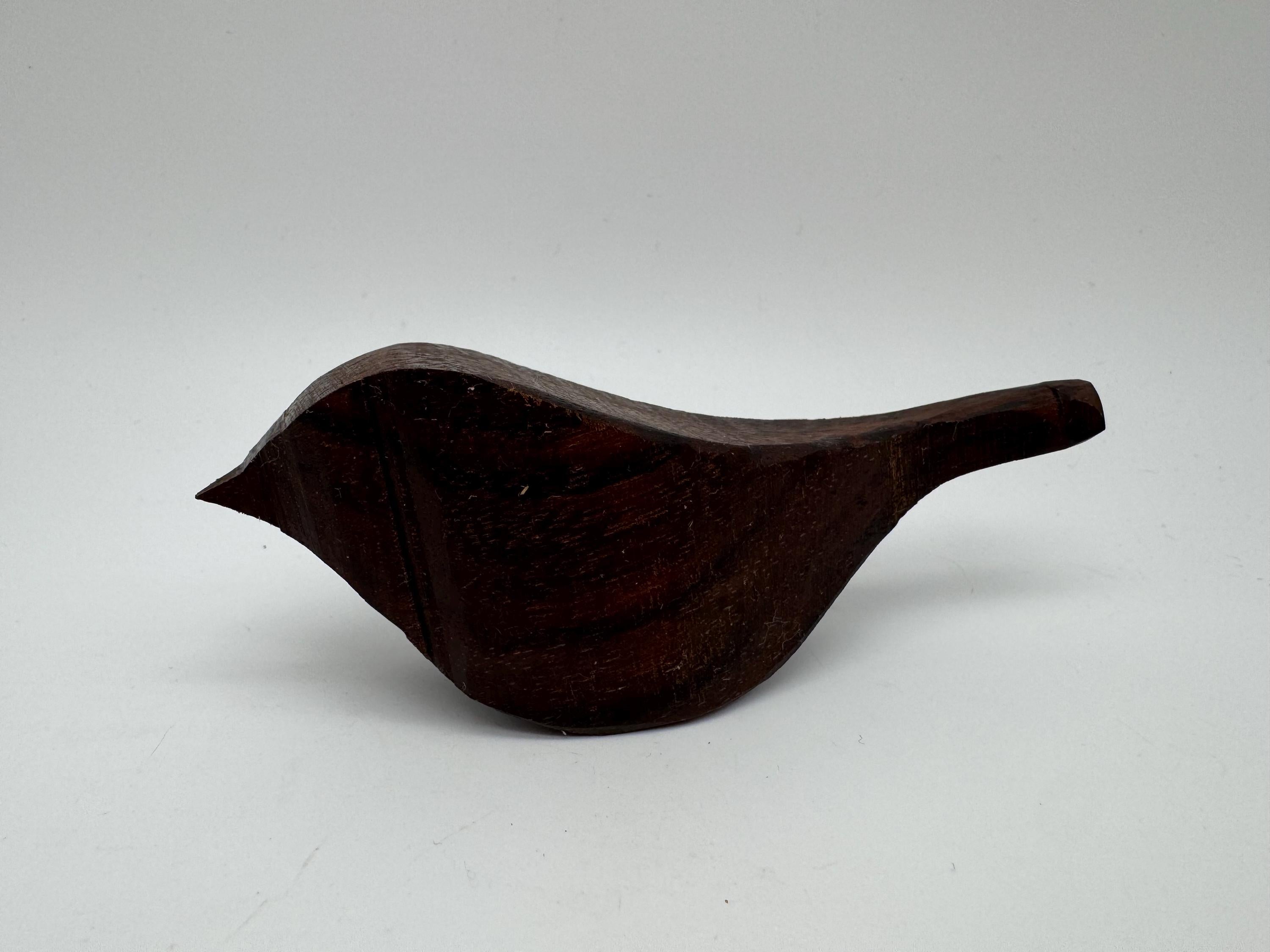 Holz Vogel Spatz aus Sipo Holz