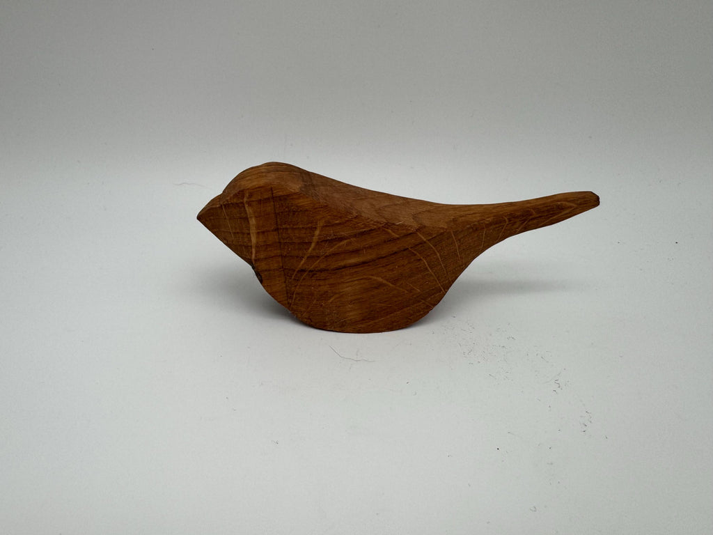Holz Vogel Spatz aus Eiche