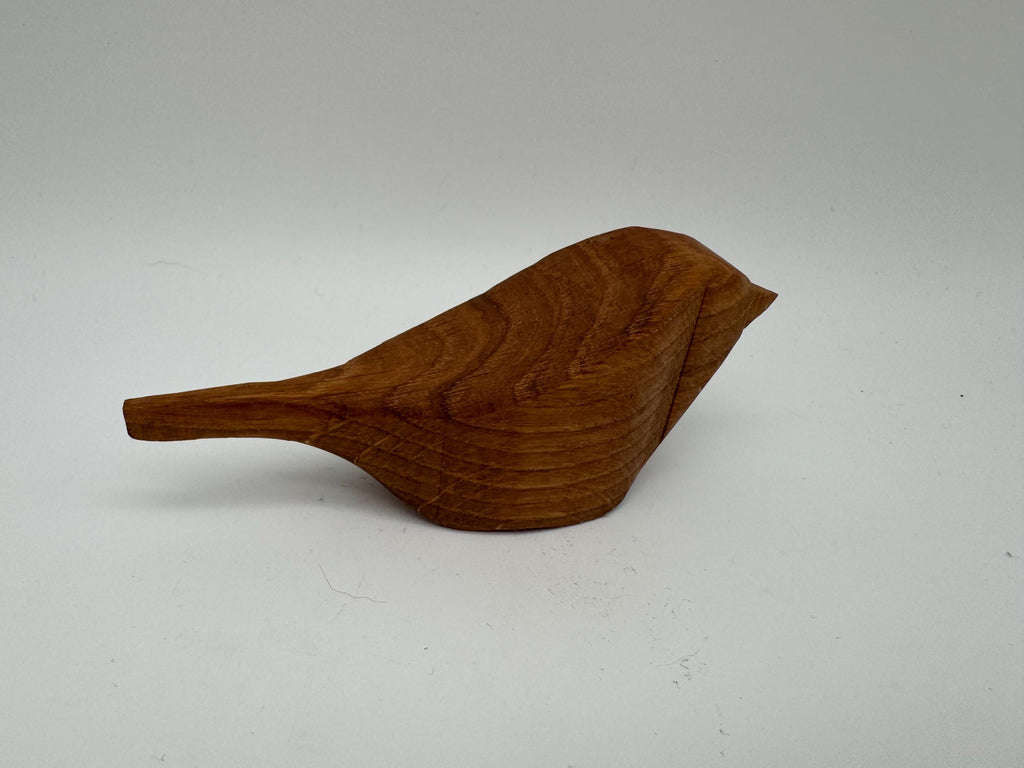 Holz Vogel Spatz aus Eiche